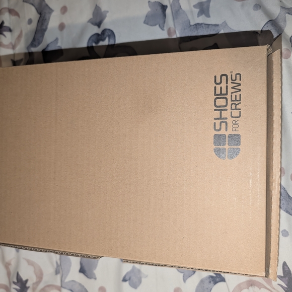 Shoes For Crews Black and White Kids Slip-On Sneakers - Picture 9 of 10